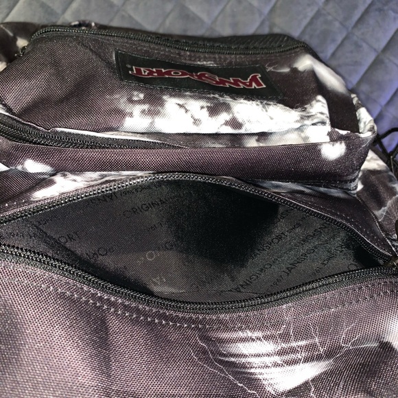 jansport lightning clouds backpack